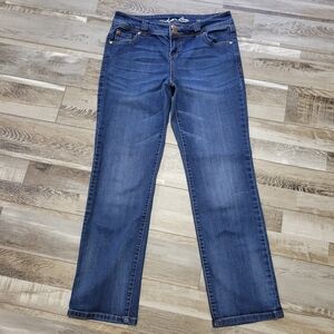 Inc Denim Straight Leg Curvy Fit Crop Size 4